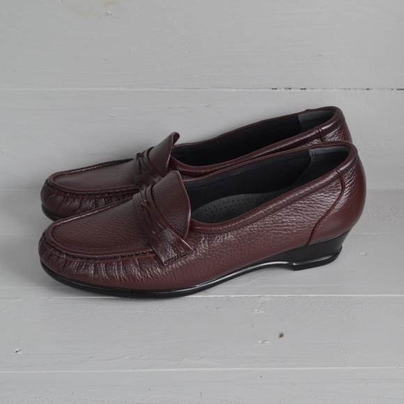 SAS Metro Link SZ 8.5 M Slip On Leather Loafer 1.5” J3116602 09Made in USA
